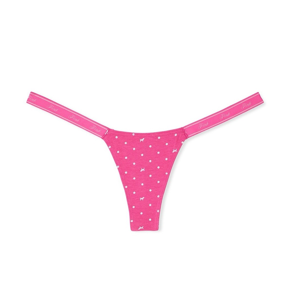 Logo cotton string micro thong panty /victorias secret